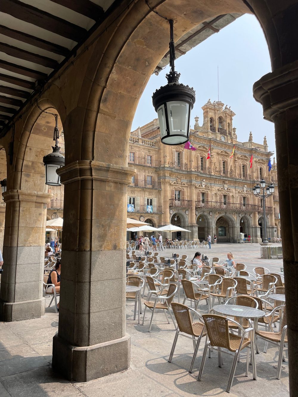 Plaza Mayor de Salamanca al atardecer